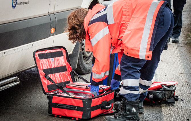 Schwerer Unfall auf B14_2