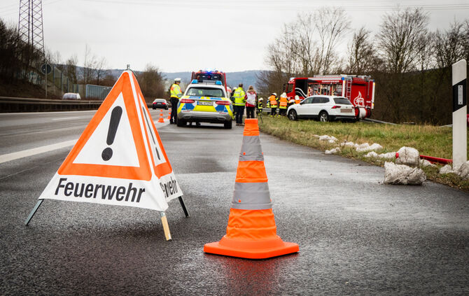 Schwerer Unfall auf B14_3