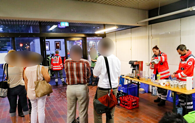 Hochwasser durch Starkregen im Oberen Remstal, Plüderhausen, 11.06.2018.