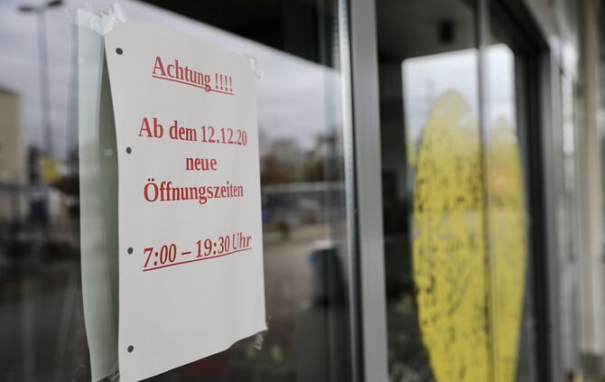 Reduzierte Öffnungszeiten