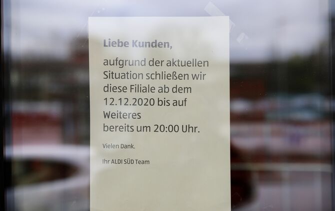 Reduzierte Öffnungszeiten