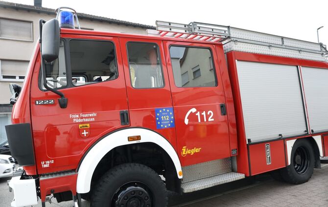 Feuerwehr Plüderhausen Brand Feuer Feuerwehreinsatz Symbolfoto