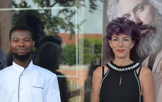 Jutta Brändle und ihr Mitarbeiter Tony waren am Sonntag zu Gast bei Anne Will._0