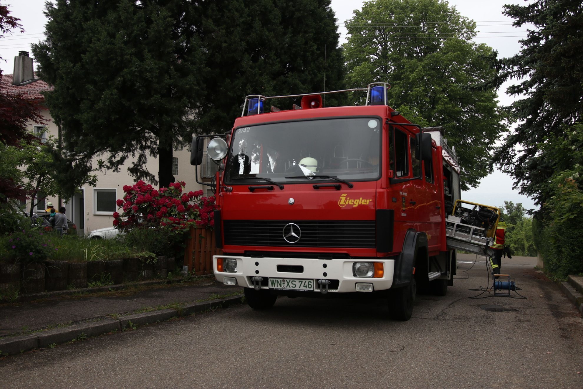 Update: Waschmaschine brannte im Keller - Blaulicht - Zeitungsverlag