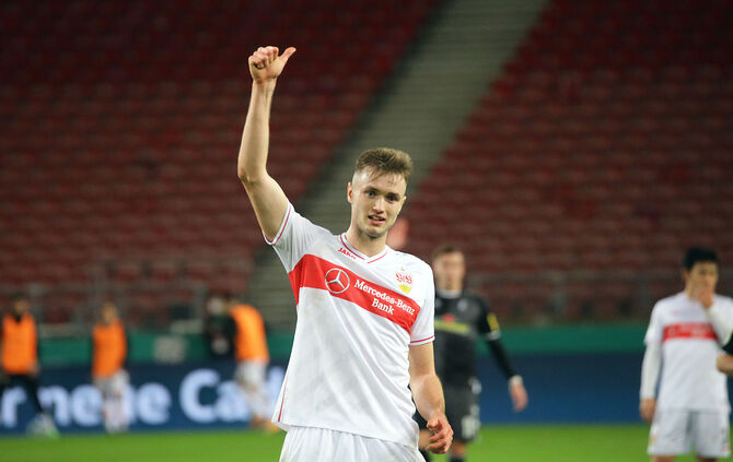 Fußball DFB Pokal VfB Stuttgart vs. SC Freiburg