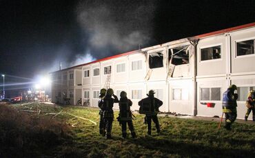 Urbach Asylunterkunft Asylbewerber brand Flüchtlingsheim Flüchtlingsunterkunft_0