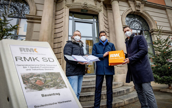 Bauunterlagen für Klinik Schorndorf