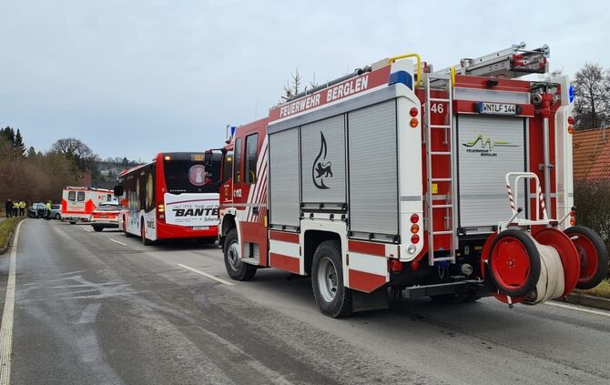 Frontalzusammenstoß Berglen Öschelbronn Rettersburg
