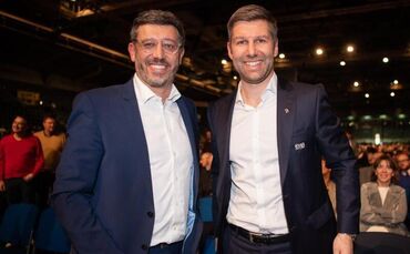 Claus Vogt (l) und Thomas Hitzlsperger