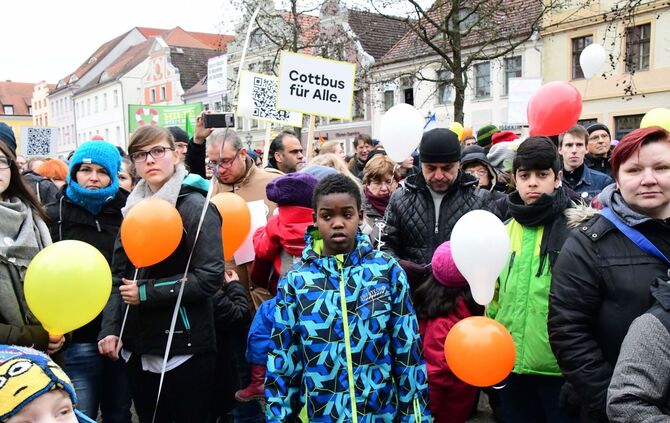 Demo Cottbus Reportertausch_0
