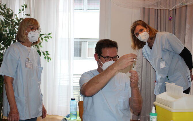 Impfen im KSP Pflegeheim