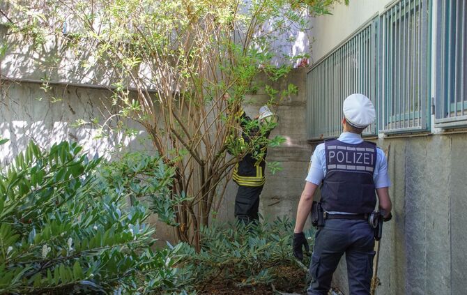 Feuerwehr Polizei Waschbär Klinikum Rettung Stuttgart_3
