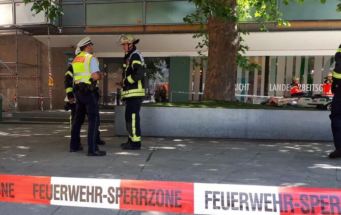 Gefahrguteinsatz beim Finanz- und Landesarbeitsgericht Börsenstraße_5