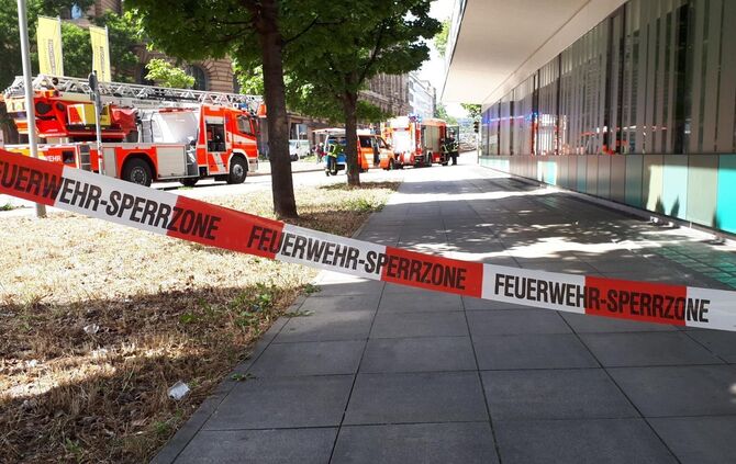 Gefahrguteinsatz beim Finanz- und Landesarbeitsgericht Börsenstraße_8