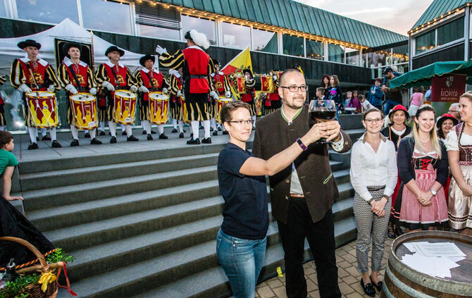 Eröffnung Weinstadt-Weindorf, Beutelsbach, 27.04.2018.