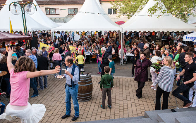 Eröffnung Weinstadt-Weindorf, Beutelsbach, 27.04.2018.