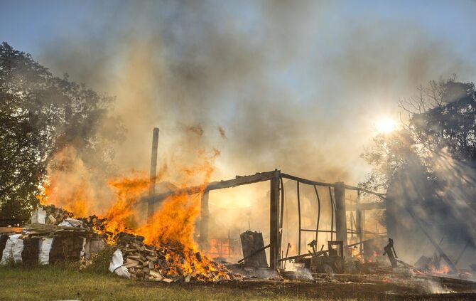 Scheunenbrand auf Aussiedlerhof_0