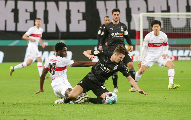 Fußball DFB Pokal VfB Stuttgart vs. Borussia Mönchengladbach