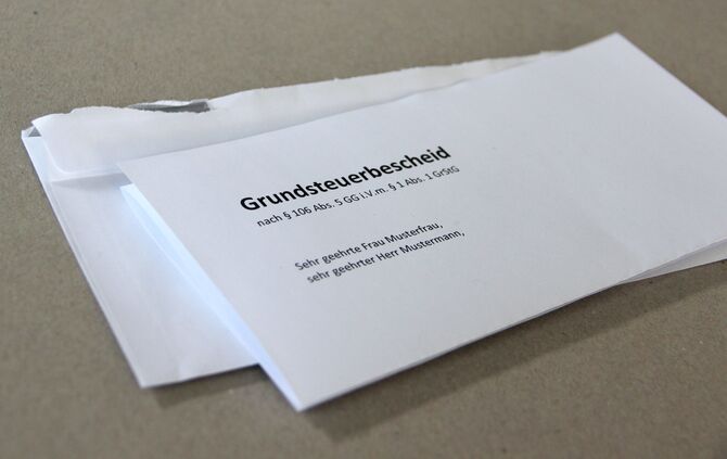 Grundsteuer bescheid  symbol