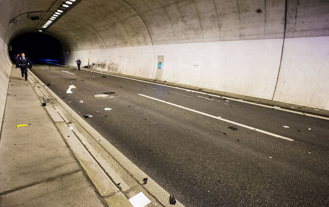 Tödlicher Unfall im B 14 Tunnel - Bild 06_5