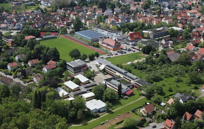 Luftbild Schulzentrum