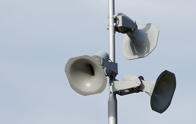 Lautsprecher Durchsage