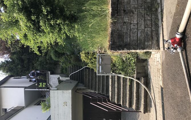 Brand auf Balkon im Rank_2