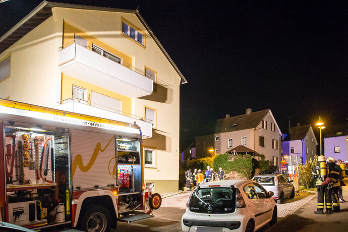 Kellerbrand, Richard-Böhringer-Str., Winnenden, 17.02.2021