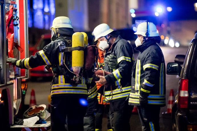 Kellerbrand, Richard-Böhringer-Str., Winnenden, 17.02.2021