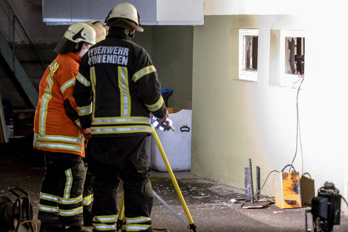 Kellerbrand, Richard-Böhringer-Str., Winnenden, 17.02.2021