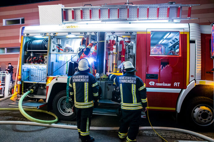 Kellerbrand, Richard-Böhringer-Str., Winnenden, 17.02.2021