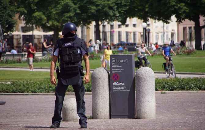 Großeinsatz am Stuttgarter Schlossplatz_15