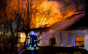 Stallbrand, Obertorhöfe, Kirchberg an der Murr, 21.02.2021