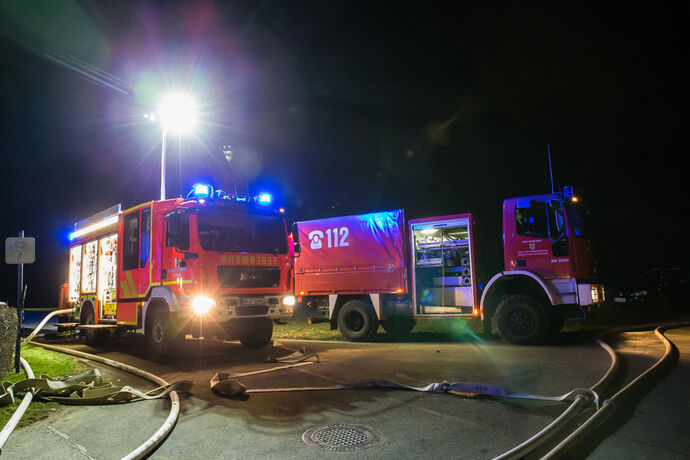 Stallbrand, Obertorhöfe, Kirchberg an der Murr, 21.02.2021