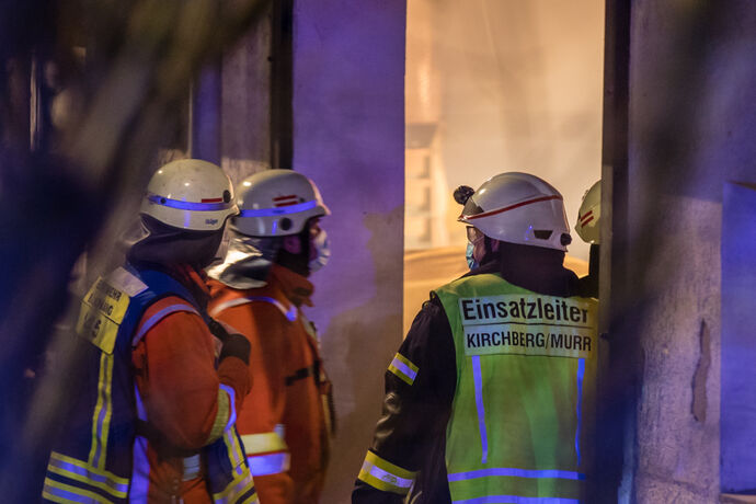 Stallbrand, Obertorhöfe, Kirchberg an der Murr, 21.02.2021