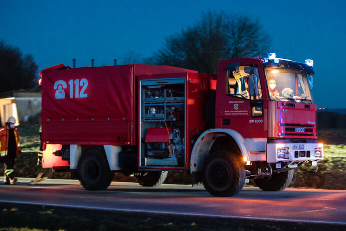 Stallbrand, Obertorhöfe, Kirchberg an der Murr, 21.02.2021