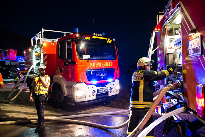 Stallbrand, Obertorhöfe, Kirchberg an der Murr, 21.02.2021