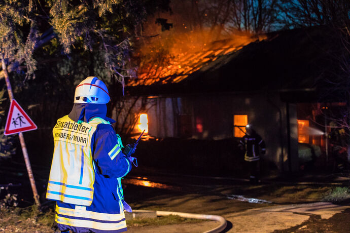 Stallbrand, Obertorhöfe, Kirchberg an der Murr, 21.02.2021