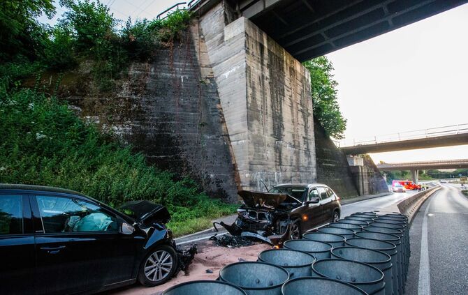 Unfall auf der B 14_3