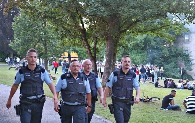 SchoWo Schorndorf Sicherheit Polizisten Einsatz_0