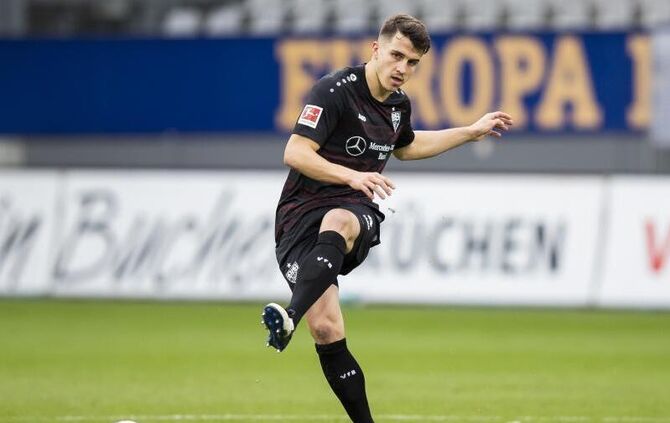 Marc Oliver Kempf vom VfB Stuttgart in Aktion