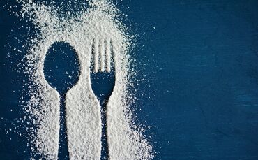 Besteck Löffel Gabel Mehl Kochen Essen Restaurant Symbol Symbolbild Symbolfoto