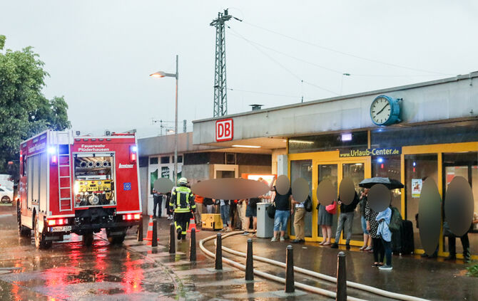 Hochwasser durch Starkregen im Oberen Remstal, Plüderhausen, 11.06.2018.