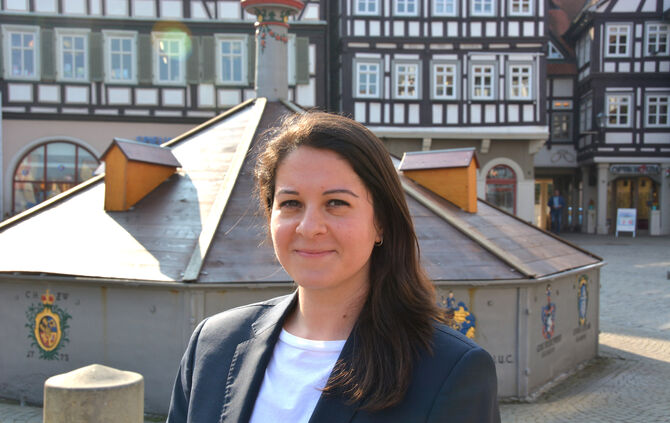 Sarah Klusak, seit zwei Jahren Flächenmanagerin bei der Stadt Schorndorf