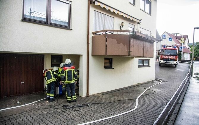 Keller Wasser Unwetter Regen Gewitter Feuerwehr_13