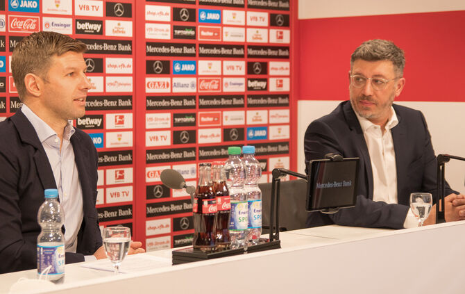 VfB Stuttgart Pressekonferenz