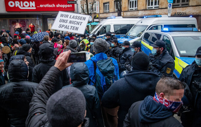 Demonstrationen von «Es reicht» - Stuttgart