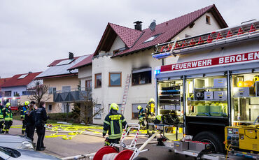Brand in Büroraum, Korkusstr., Berglen-Öschelbronn, 22.03.2021