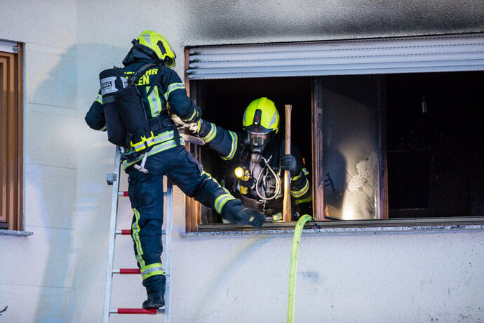 Brand in Büroraum, Korkusstr., Berglen-Öschelbronn, 22.03.2021