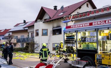 Brand in Büroraum, Korkusstr., Berglen-Öschelbronn, 22.03.2021